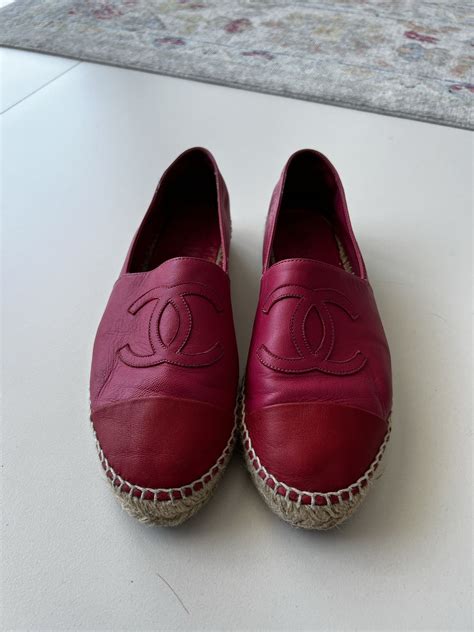 chanel espadrilles damen|authentic Chanel espadrilles for sale.